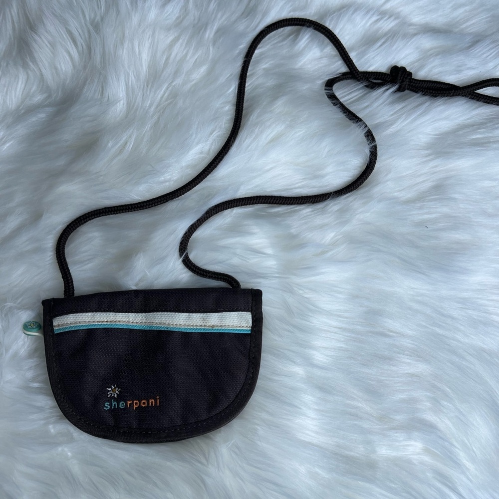 Sherpani Brown Mini Wallet Crossbody